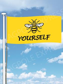 Bee-Yourself-Yellow-flag