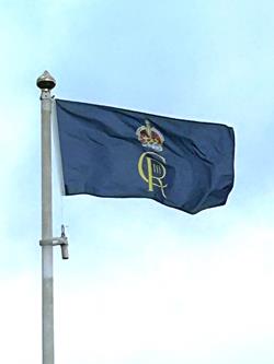 King Charles Blue Flag