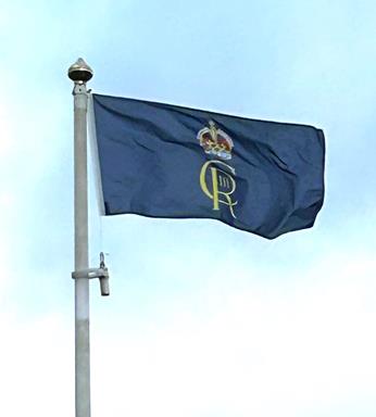 King Charles Blue Flag