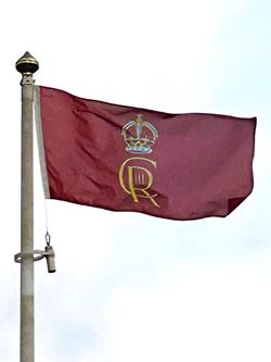 King Charles red Flag