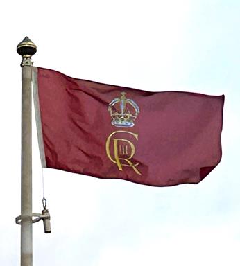 King Charles red Flag