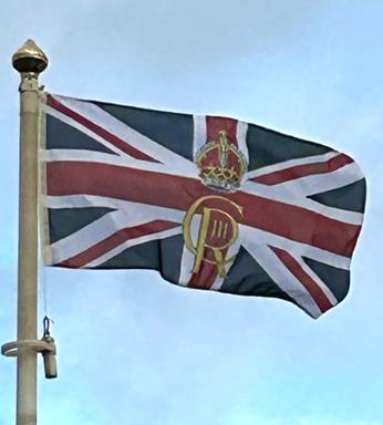 King Charles Union Jack Flag