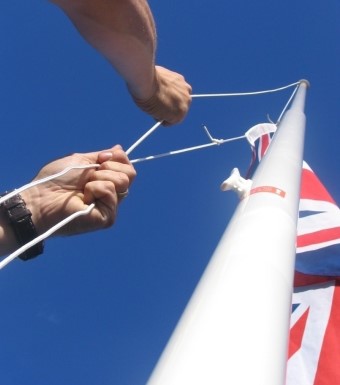 Union Jack and St George Flag