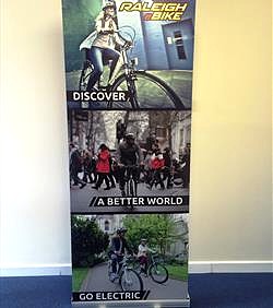 Rolla Banner on display with banner promoting 