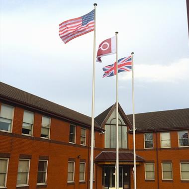 Premier aluminium architectural flagpoles