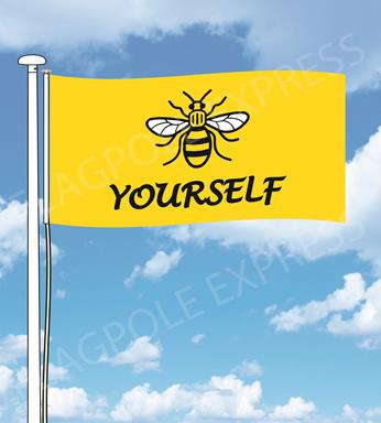 Bee-Yourself-Yellow-flag