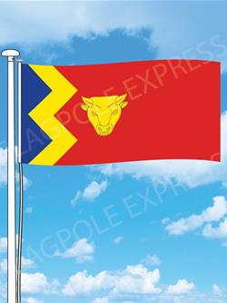 City of Birmingham flag ready to fly