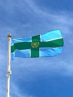 Derbyshire county flag
