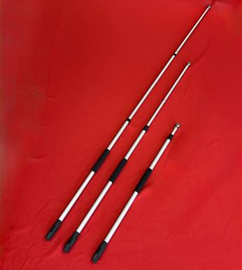 Premium telescopic hand waving flagpole