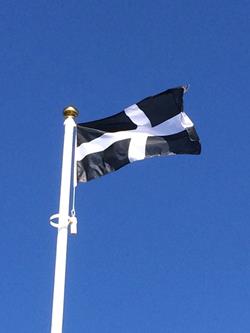 Cornwall flag otherwise known as the cornish flag 