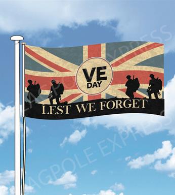 VE Day Vintage Union Flags