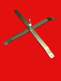 Heavy Duty Black Cross Base
