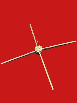 Heavy Duty Chrome Four Leg Base for feather flags