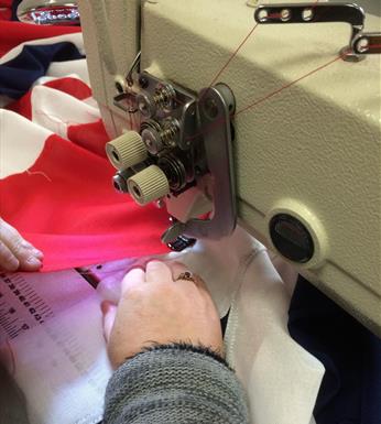 Hand Sewn Union Jack Flags