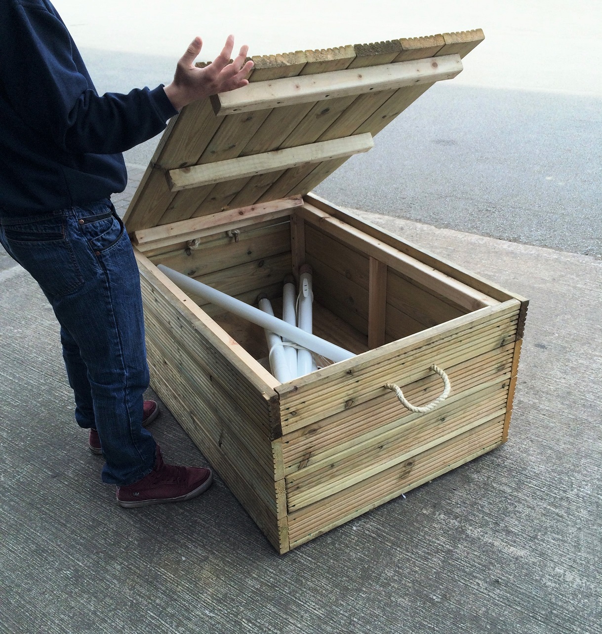 Event flagpole in a box Flagpole Express