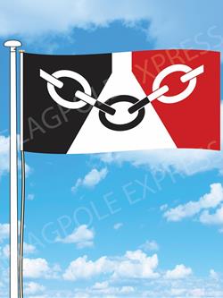 Black Country printed flag