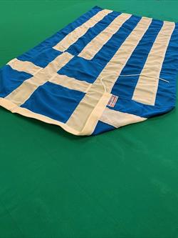 greek flag hand sewn