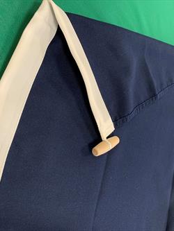 navy blue flags hand sewn