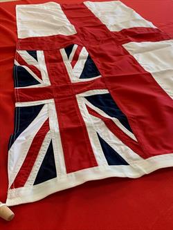 hand sewn Ensign flag